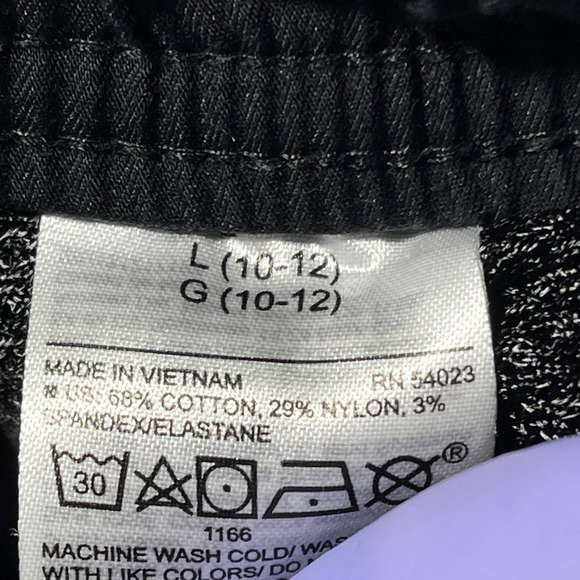 Bundle Old Navy Chaps Boys‎ Pants School Uniform Black Adjustable Waist 10-14 - Picture 7 of 9